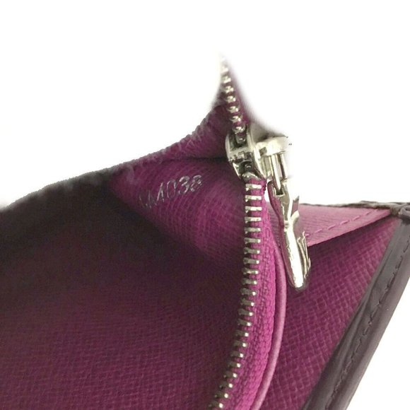 032121D Louis Vuitton Wallet Long Epi Porte Feuille Sarah Leather Bifold - Picture 8 of 9